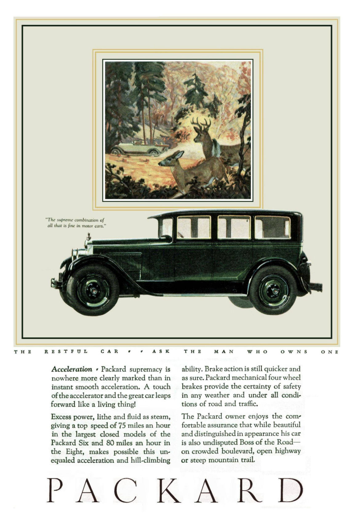 1927 Packard Auto Advertising